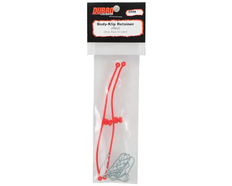 Body-Klip Retainers (2) (Red) Body Clips Included Dub-2248 1