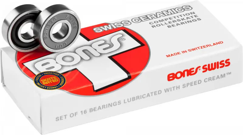 Bones Swiss Ceramic Bearings - 16 Pack 1