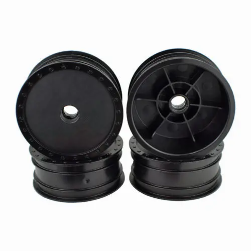 Borrego Wheels For Associated B4 / Bearing / Front / Black / 4Pcs Der-Bb4-Afb 1