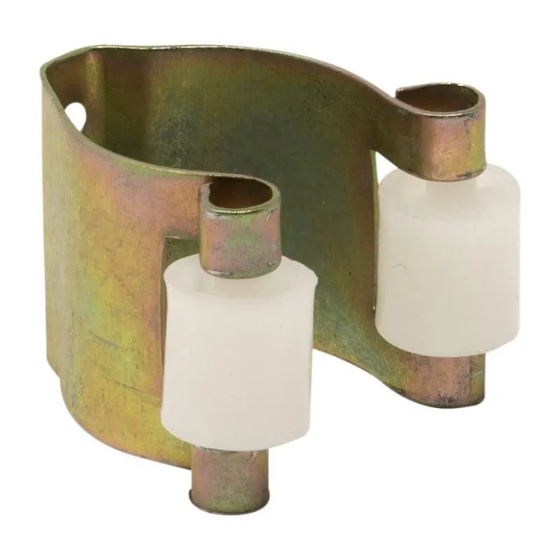 Brass Finish Cue Clip White Roll 1