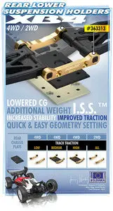 Brass Rear Lower Suspension Holder Set +2 - Rr+Rf 1