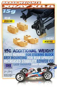 Brass Rear Upright Weight 15G (2) 1
