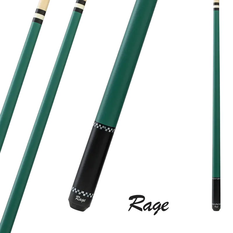 Brunswick Billiard Rage Rg04 Cue Green 13Mm 19Oz 1