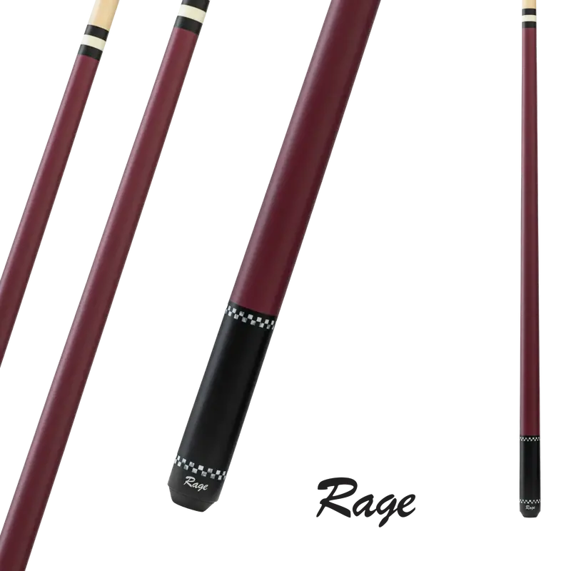 Brunswick Billiard Rage Rg05 Cue Burgundy 13Mm 19Oz 1