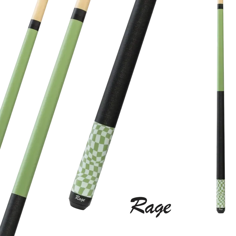 Brunswick Billiard Rage Rg08 Cue Lime 13Mm 19Oz 1