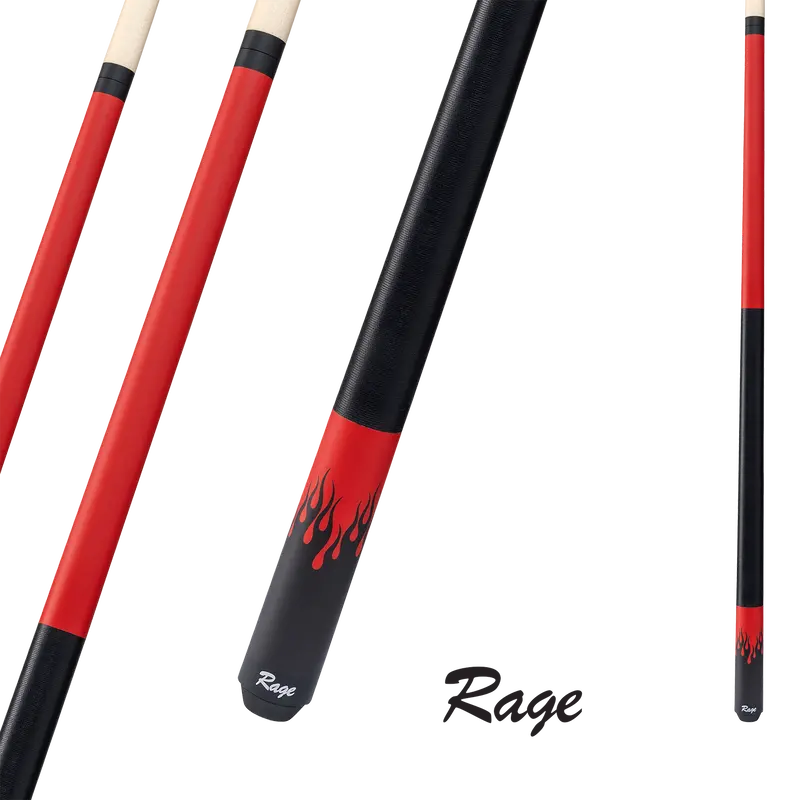 Brunswick Billiard Rage Rg51 Cue Red 13Mm 19Oz 1