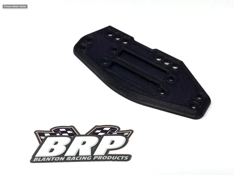 Bumper Seal Plate For Team Gfrp 2023 Assault Sprint Car, Brp-S1030 1