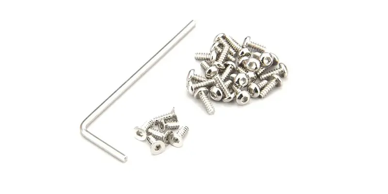 Butten Hex Screw Set(Mini-Z Awd/Nickel) 1