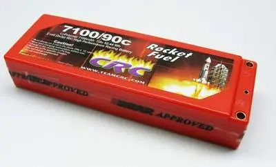 Calandra Racing Concepts Battery, 7.4V 2S Lipo7100mah 90C-Bullet, Cln3713 1