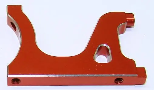 Calandra Racing Concepts Lcg Left Plate, 7075 Aluminum, Red, Cln33521 1