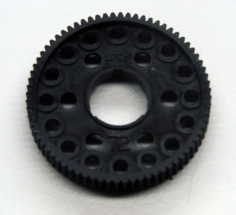 Calandra Racing Concepts Spur Gear, 72T, 64P, Plastic, Cln64172 1
