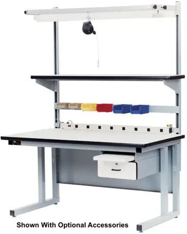 Cantilever Base Workbench With 1.25" Stainless Steel Surface 3