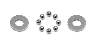 Carbide Ball-Bearing Axial 2.5X5.4X0.8 1