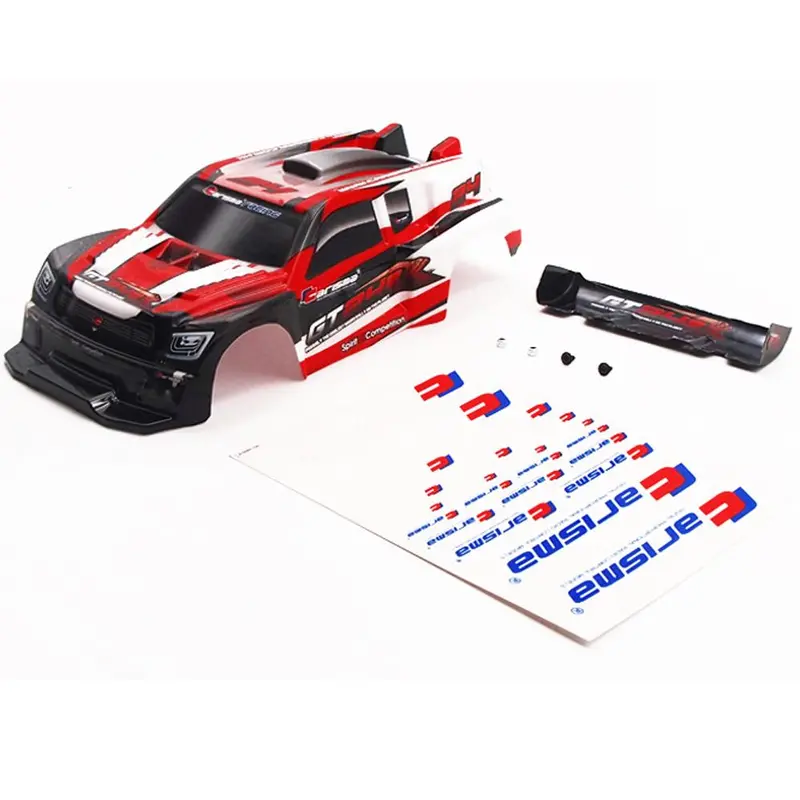 Carisma 1/24 Gt24r Body, Rear Wing, Mounting Hardware, Cis15647 1
