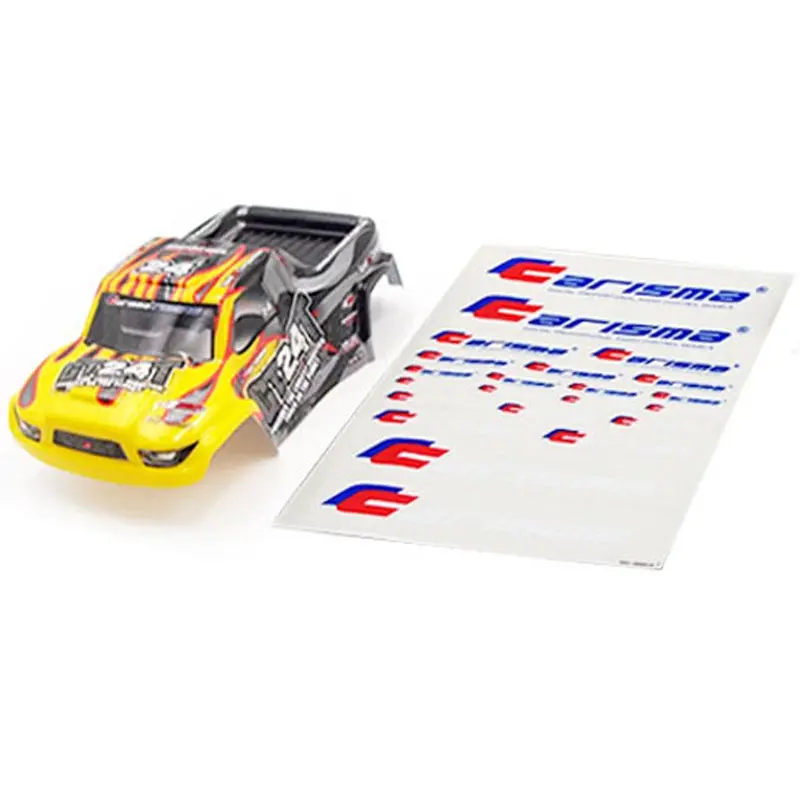 Carisma 1/24 Gt24t Yellow, Black Monster Truck Body, Cis15713 1