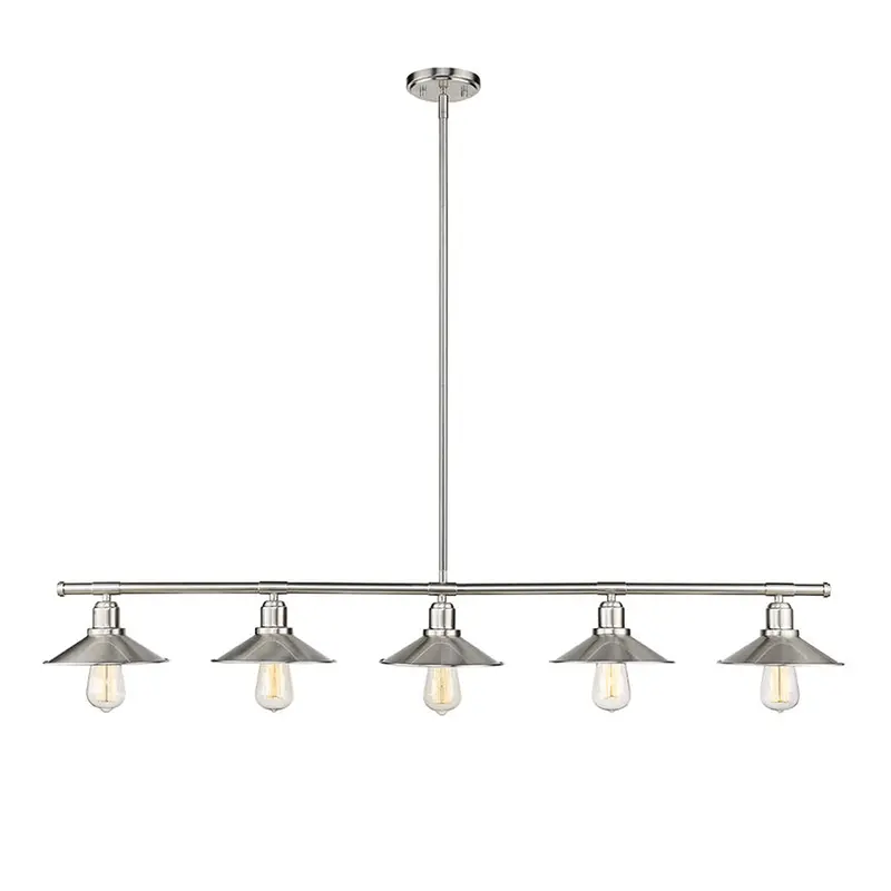 Casa Lighting Fixture Brushed Nickel 1