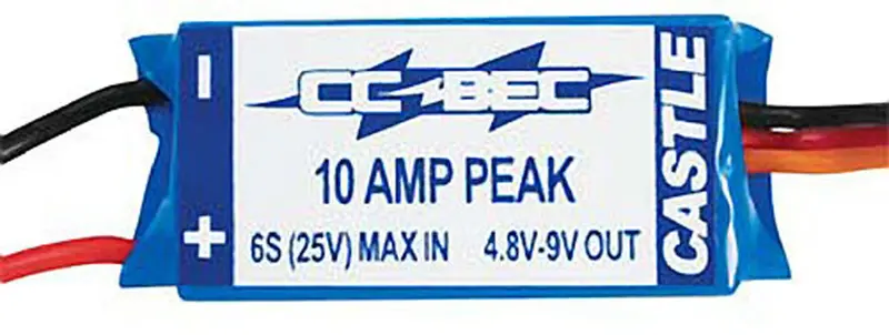 Castle Creations Bec 10A 6S Switching Regulator, 010-0004-00 1