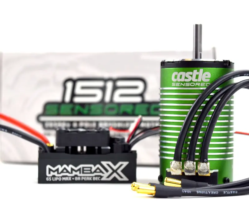 Castle Creations Mamba 25.2V Waterproof Esc, 1800Kv Motor Combo, 010-0155-06 1