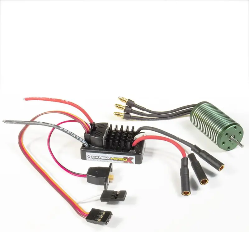 Castle Creations Mamba Micro X Esc W/4100Kv Motor, 010-0147-0110014701 1