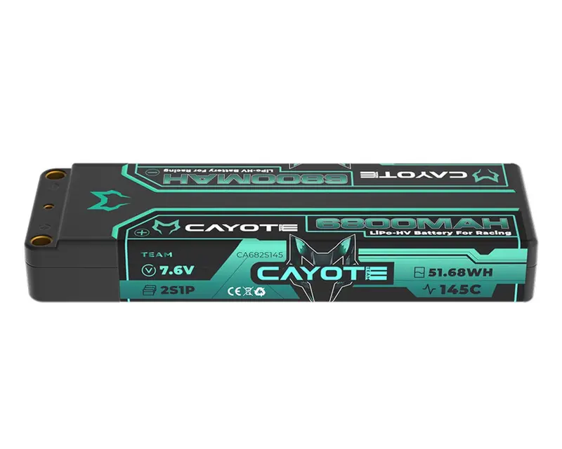 Cayote 2S 145C Lcg Stick Lihv Battery (7.6V/6800Mah) W/5Mm Bullets, Cye682s145 1