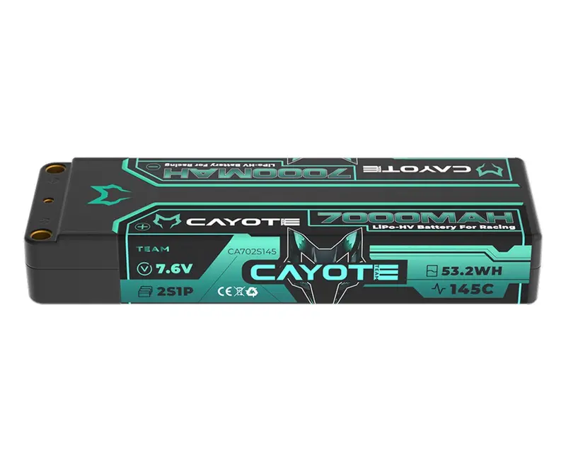 Cayote 2S 145C Lcg Stick Lihv Battery (7.6V/7000Mah) W/5Mm Bullets, Cye702s145 1