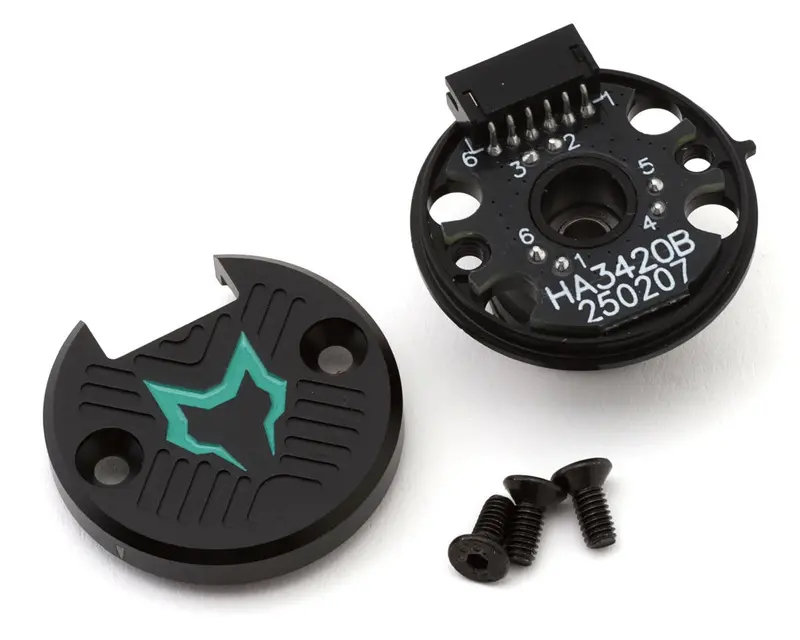 Cayote Crest Modi 540 Brushless Motor Rear Endplate Set (3.5-9.5T) W/Hall Sensor Board, Cyebb1001 1