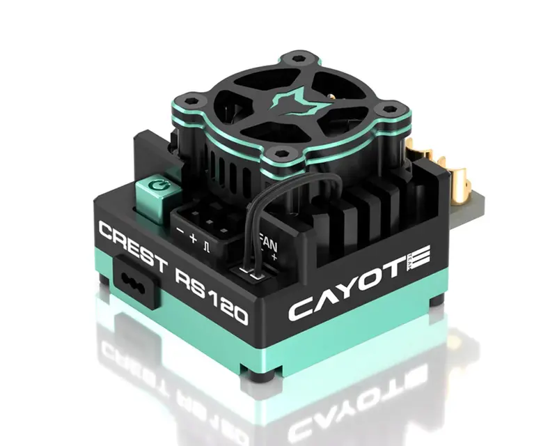 Cayote Crest Rs120 1/10 Stock 120A Sensored Brushless Competition Esc, Cyea11002 1