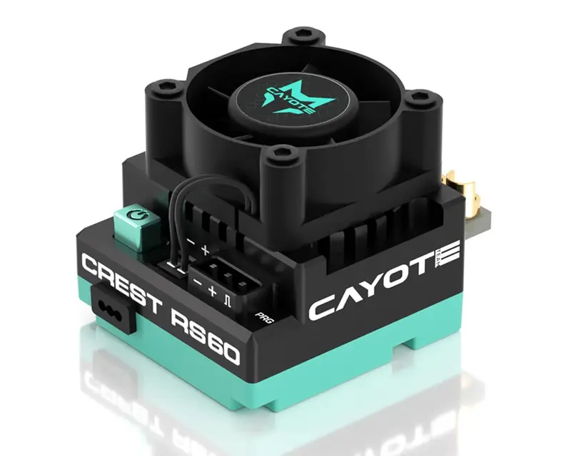 Cayote Crest Rs60 1/10 Stock 60A Sensored Brushless Competition Esc, Cyea11004 1