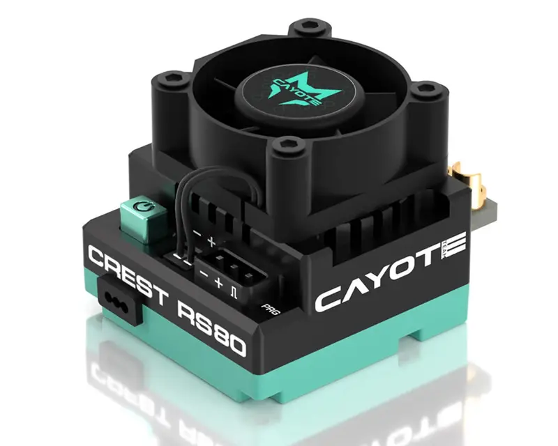 Cayote Crest Rs80 1/10 Stock 80A Sensored Brushless Competition Esc, Cyea11003 1