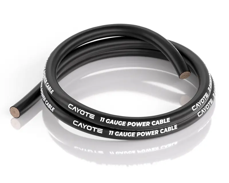 Cayote Thin-Wall Silicone Wire (Black) (1 Meter) (11Awg), Cyecw05 1