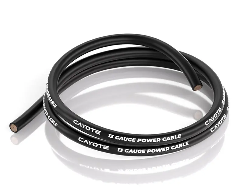 Cayote Thin-Wall Silicone Wire (Black) (1 Meter) (13Awg), Cyecw04 1