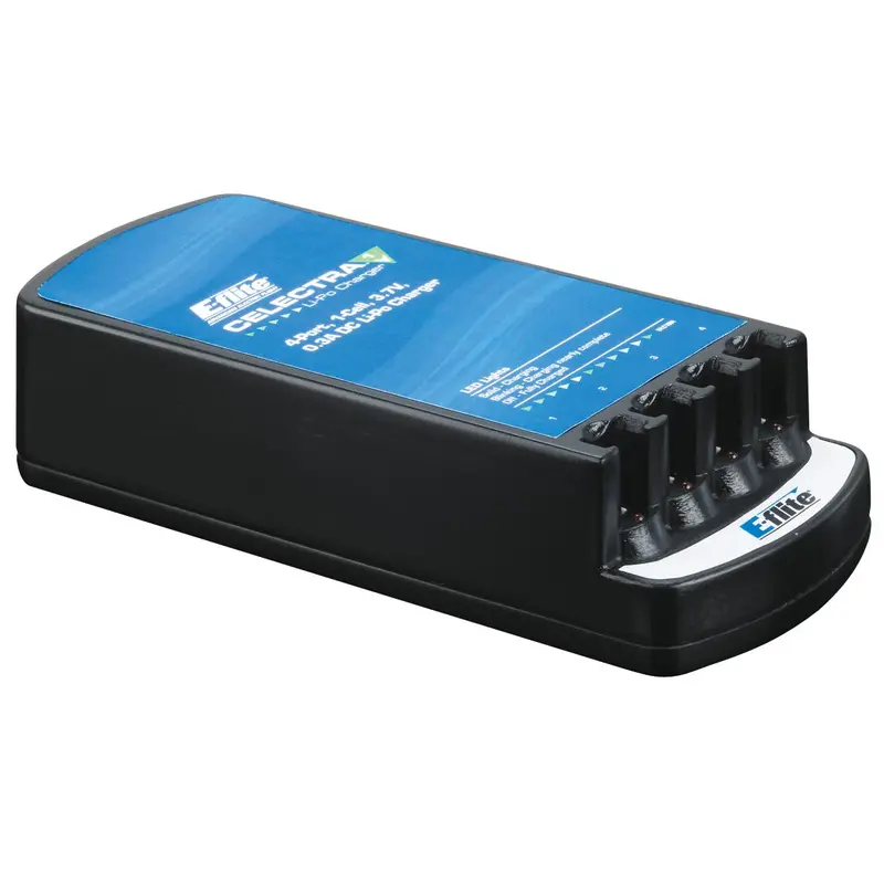 Celectra 4-Port 1-Cell 3.7V 0.3A Dc Li-Po Charger 1