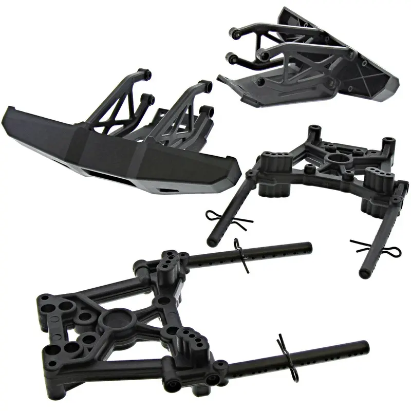 Cen 1/7 Colossus Xt Bumpers, Shock Towers & Body Posts 1