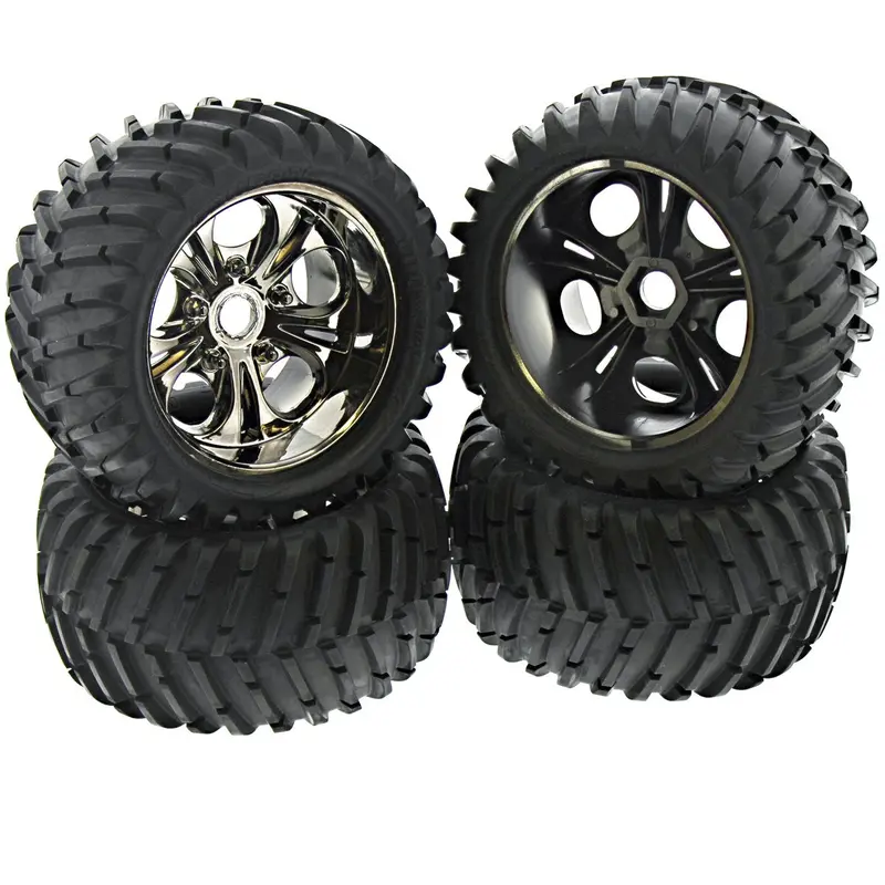 Cen 1/7 Colossus Xt Genesis V-Pattern Tires & Wheels 1