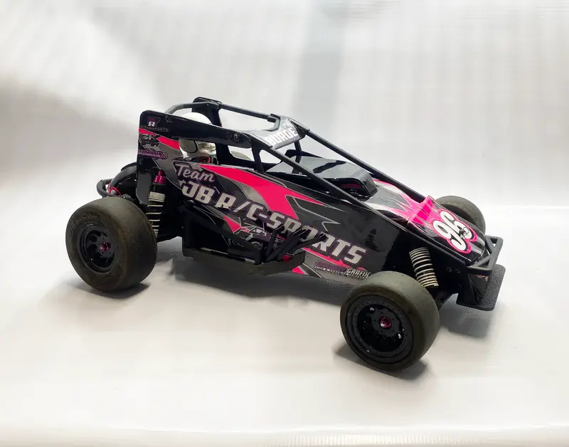 Champ Sprint Car Body & Cage Kit W/Beast Hood, Fits Traxxas Slash 2Wd Lcg Jb-T8001 1