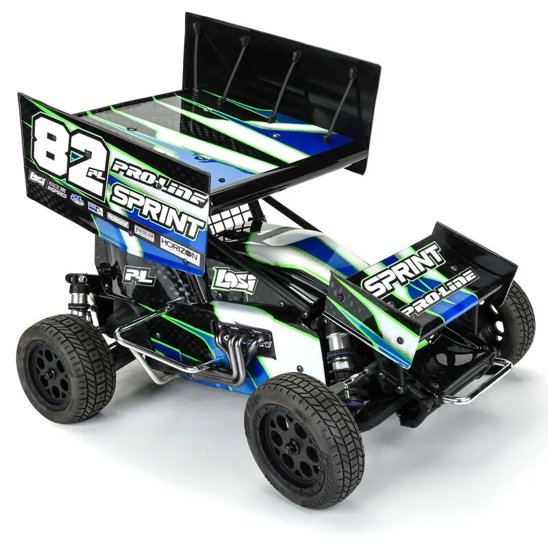 Clear Lightweight Replacement Sprint Wing Set: Fits Losi 22S Sprint Car, Pro367401 1