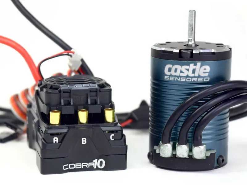 Cobra 10, 6S Max, 8A Peak Bec W/1406-1900Kv Sensored Motor 1
