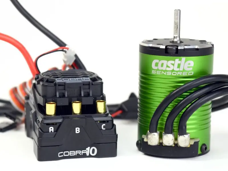Cobra 10, 6S Max, 8A Peak Bec W/1410-3800Kv Sensored Motor 1