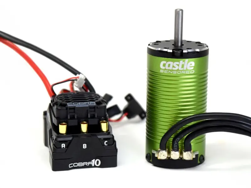 Cobra 10, 6S Max, 8A Peak Bec W/1412-2100Kv 5Mm Shaft Sensor 1