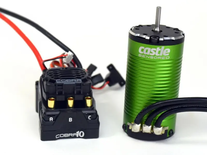 Cobra 10, 6S Max, 8A Peak Bec W/1415-2400Kv Sensored Motor 1