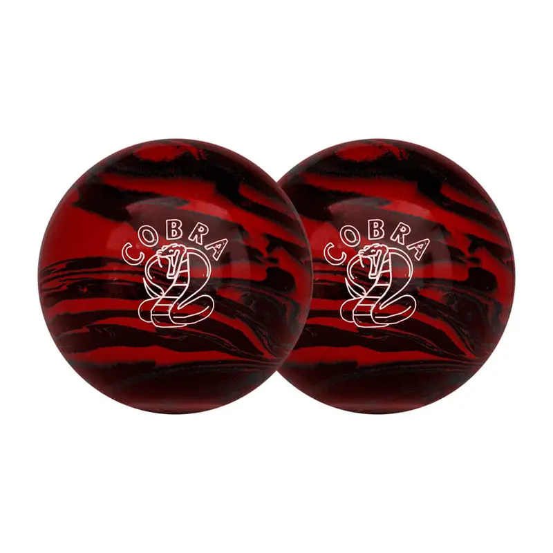 Cobra Small Bowling Balls - Burgundy/Black 1