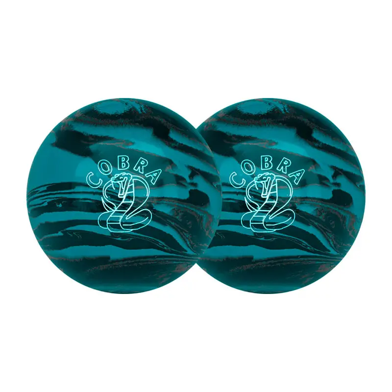 Cobra Small Bowling Balls - Teal/Black 1