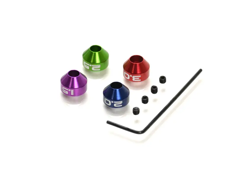 Collar Identification Set, Metric, For Hudy Or Protek Hex Wrenches, (4Pcs), Exo1860 1