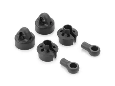 Comp. Shock Cap, Spring Collar & Ball Joint - Big Bore (2) 1