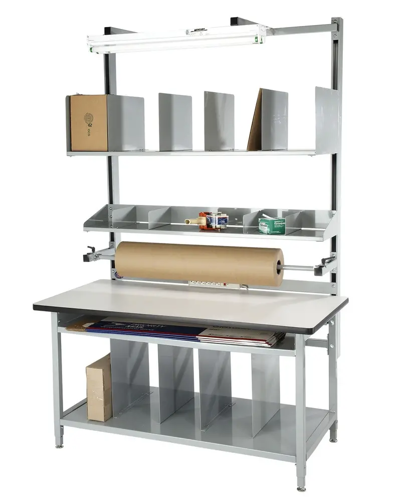 Complete Pack Bench With Plastic Laminate Rolled Front Edge Surface 2