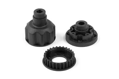 Composite Front Diff. Case, Cover & 27T Belt Pulley 1