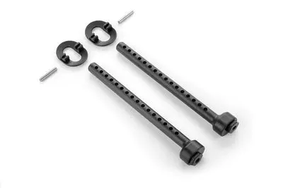 Composite Front Eccentric 6Mm Body Mount Set +1Mm Height 1