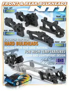 Composite Lower & Upper Bulkhead Rear Left - Extra Roll Center - Hard 1