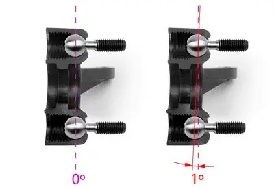 Composite Steering Block 1Â° Kingpin Left 1