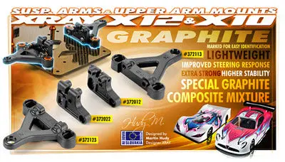 Composite Suspension Arm - Front Lower - Right - Graphite 1